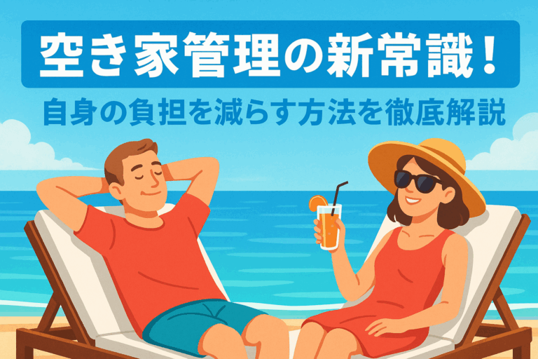 空き家管理 新常識 負担を減らす ハピネスホーム管理